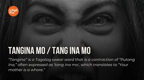 tanginamo in english|Bad Words in Tagalog: Tangina Mo / Tanginamo.